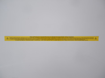 Aufkleber für Auffahrschiene 440x22mm