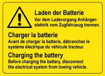 Laden der Batterie