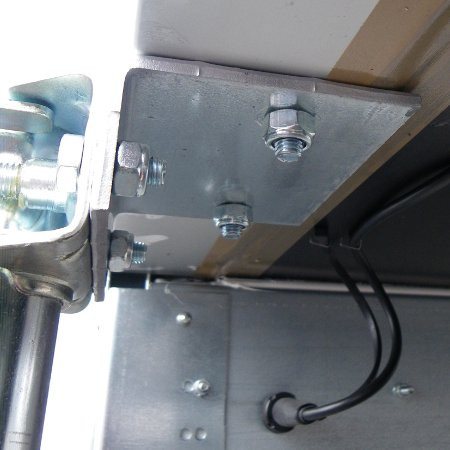 Heck-Schiebe-Stütze mit Halter (ZA0060) Ersatzteil f. PKW Anhänger