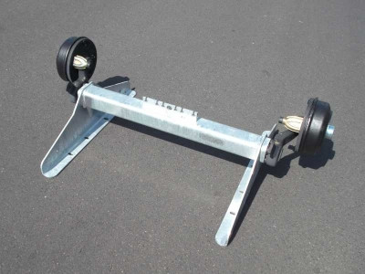 Gebremste Achse Bis 1300 Kg Flansch 1140mm Auflage 735mm 2250423 Ers