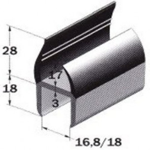 PVC- Profil 18,5mm