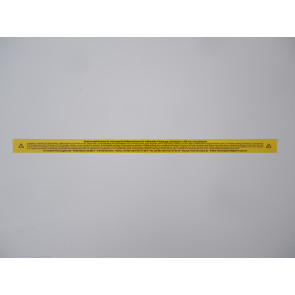 Aufkleber für Auffahrschiene 440x22mm