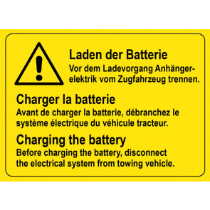 Laden der Batterie