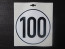 Aufkleber 100km/h