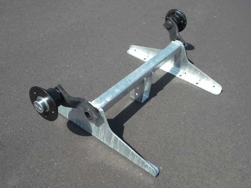 ungebremste Achse bis 750 kg Flansch 1130mm Auflage 735mm (2220702) Er 